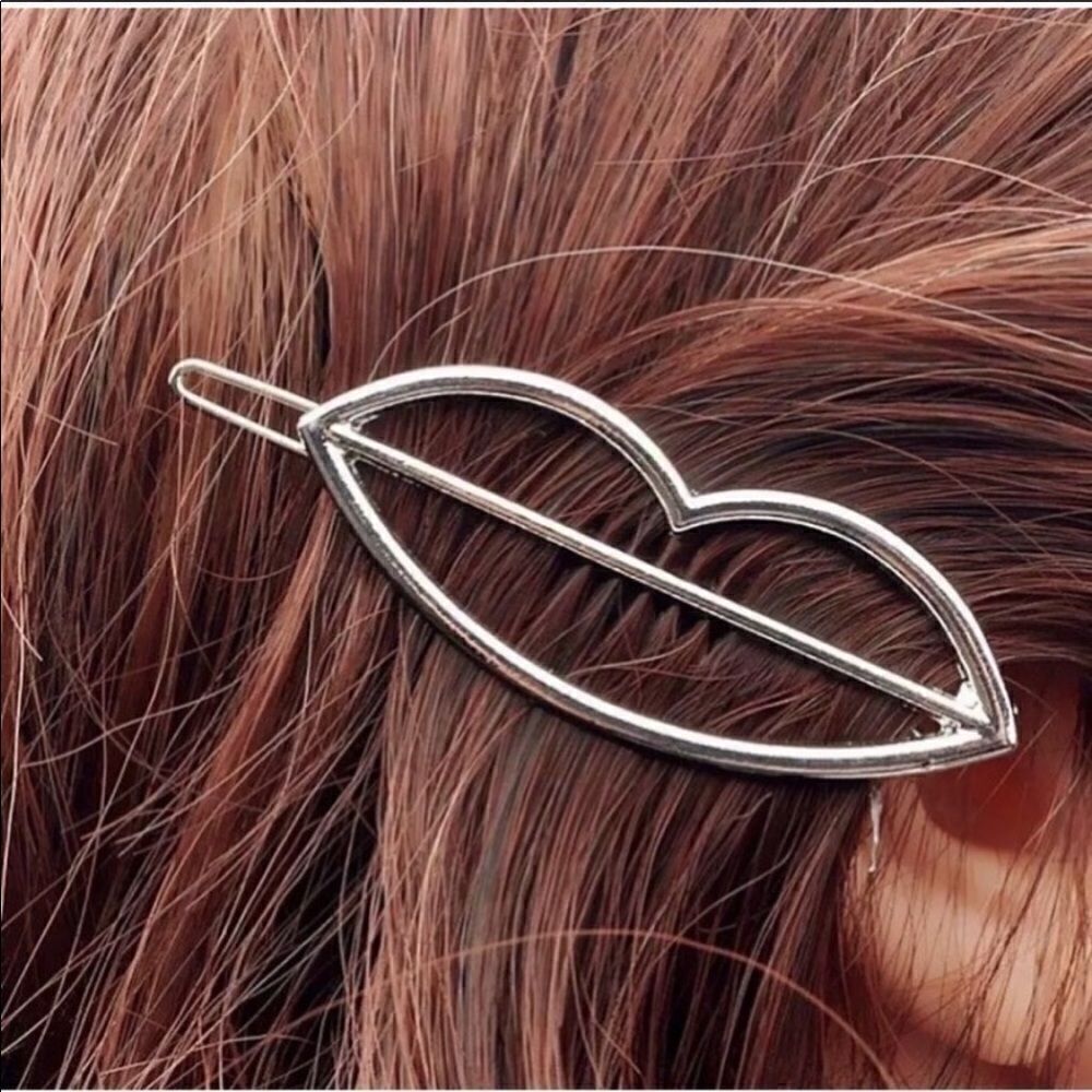 Hair Pin Electroplated Alloy Mouth geometric shape